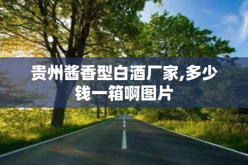 贵州酱香型白酒厂家,多少钱一箱啊图片