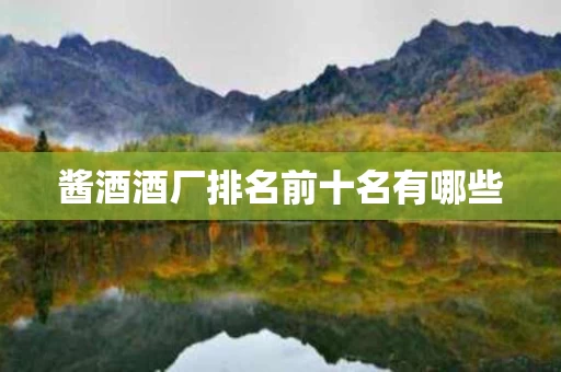 酱酒酒厂排名前十名有哪些