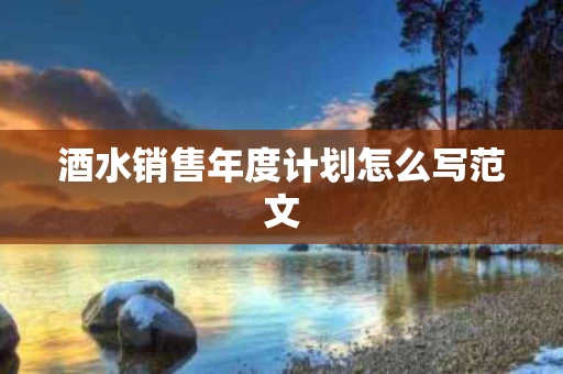 酒水销售年度计划怎么写范文