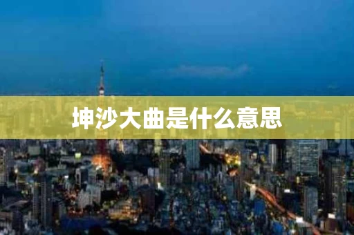 坤沙大曲是什么意思