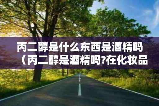 丙二醇是什么东西是酒精吗（丙二醇是酒精吗?在化妆品的作用是什么?）
