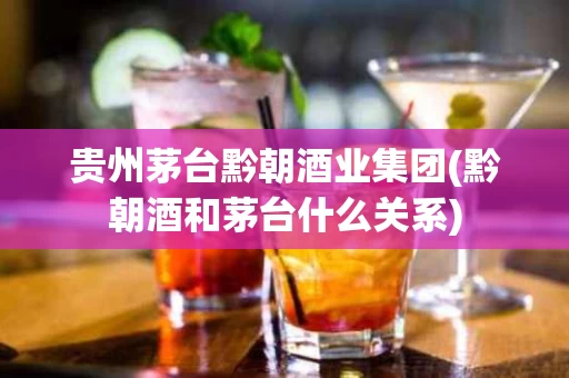 贵州茅台黔朝酒业集团(黔朝酒和茅台什么关系)
