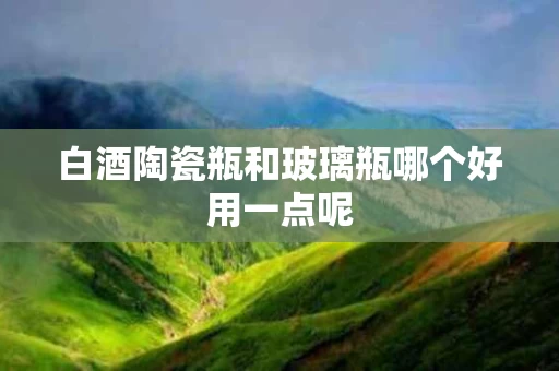 白酒陶瓷瓶和玻璃瓶哪个好用一点呢