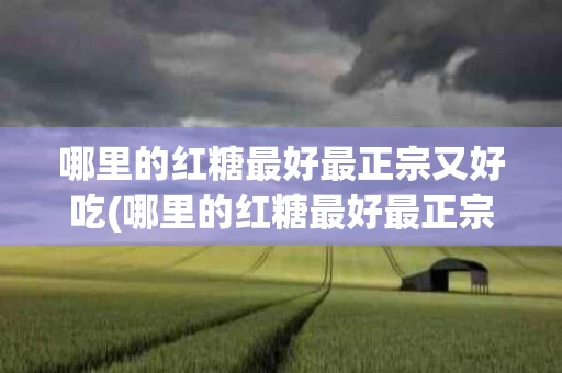 哪里的红糖最好最正宗又好吃(哪里的红糖最好最正宗又好吃呢)