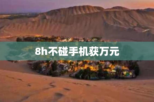 8h不碰手机获万元