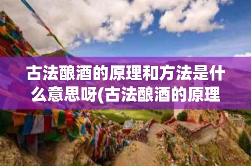 古法酿酒的原理和方法是什么意思呀(古法酿酒的原理和方法是什么意思呀英语)