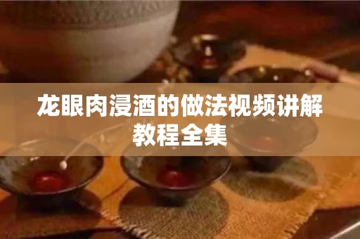 龙眼肉浸酒的做法视频讲解教程全集