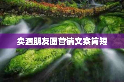 卖酒朋友圈营销文案简短