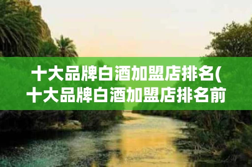 十大品牌白酒加盟店排名(十大品牌白酒加盟店排名前十)