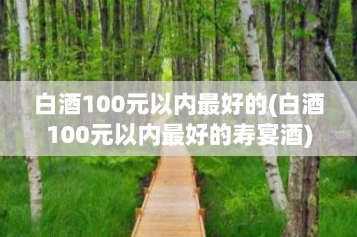 白酒100元以内最好的(白酒100元以内最好的寿宴酒)