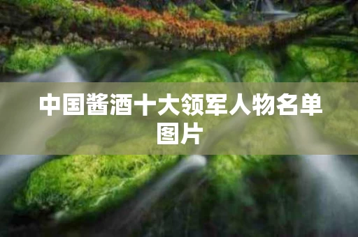 中国酱酒十大领军人物名单图片