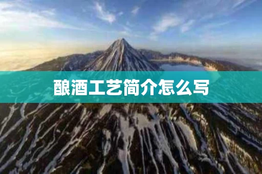 酿酒工艺简介怎么写