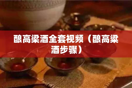 酿高梁酒全套视频（酿高粱酒步骤）