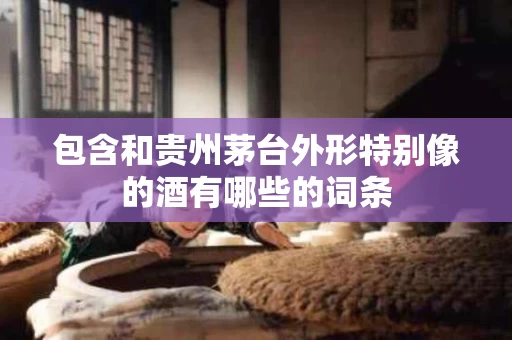 包含和贵州茅台外形特别像的酒有哪些的词条