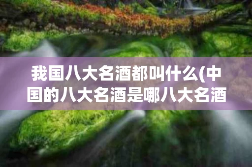 我国八大名酒都叫什么(中国的八大名酒是哪八大名酒)