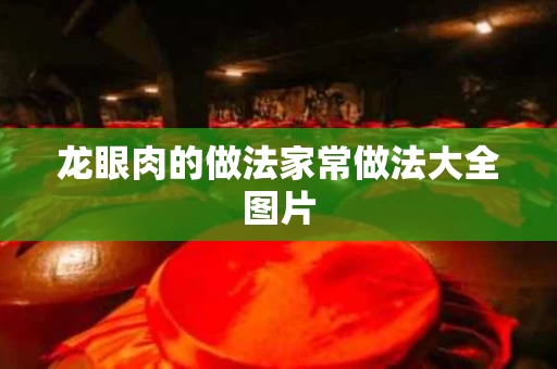 龙眼肉的做法家常做法大全图片