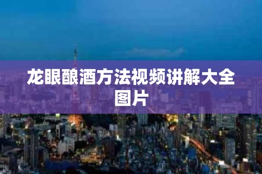 龙眼酿酒方法视频讲解大全图片
