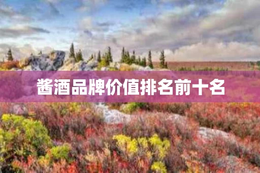 酱酒品牌价值排名前十名