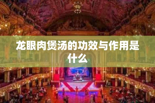 龙眼肉煲汤的功效与作用是什么
