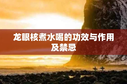 龙眼核煮水喝的功效与作用及禁忌