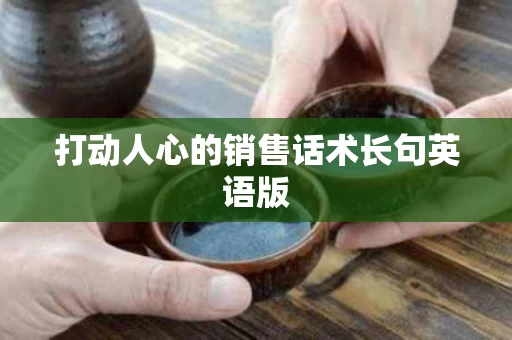 打动人心的销售话术长句英语版