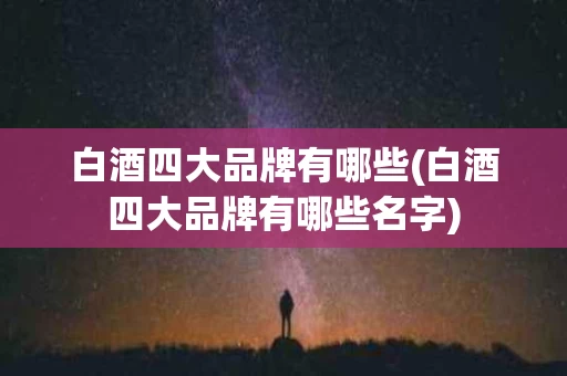 白酒四大品牌有哪些(白酒四大品牌有哪些名字)
