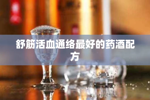 舒筋活血通络最好的药酒配方