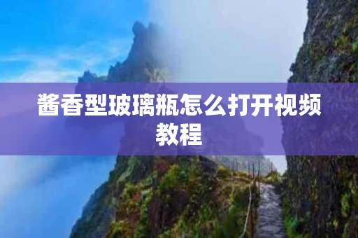 酱香型玻璃瓶怎么打开视频教程