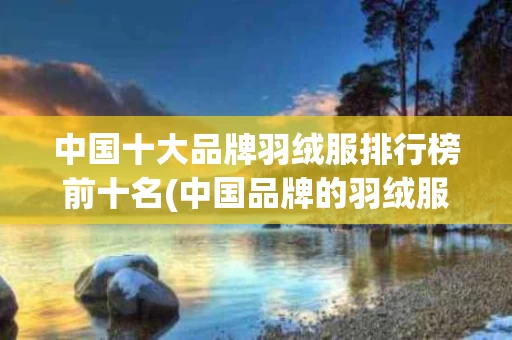 中国十大品牌羽绒服排行榜前十名(中国品牌的羽绒服前十名)