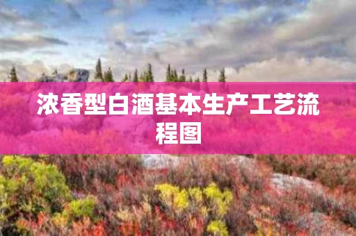 浓香型白酒基本生产工艺流程图