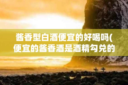 酱香型白酒便宜的好喝吗(便宜的酱香酒是酒精勾兑的吗)