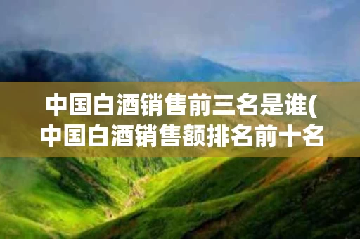 中国白酒销售前三名是谁(中国白酒销售额排名前十名)