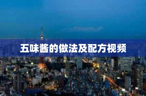 五味酱的做法及配方视频