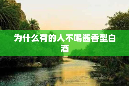 为什么有的人不喝酱香型白酒