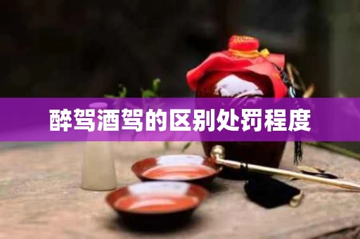 醉驾酒驾的区别处罚程度