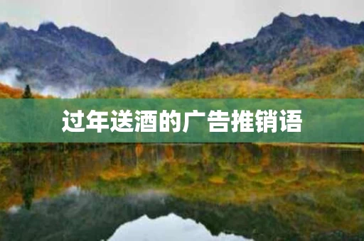 过年送酒的广告推销语