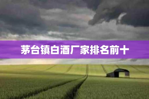 茅台镇白酒厂家排名前十