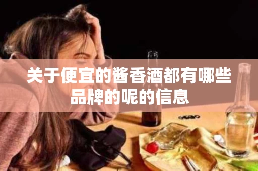 关于便宜的酱香酒都有哪些品牌的呢的信息