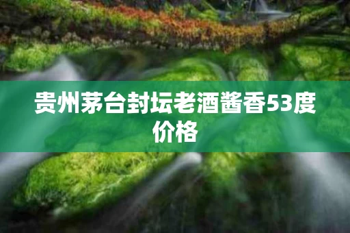 贵州茅台封坛老酒酱香53度价格