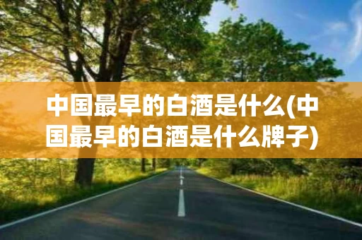 中国最早的白酒是什么(中国最早的白酒是什么牌子)