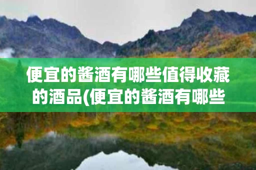 便宜的酱酒有哪些值得收藏的酒品(便宜的酱酒有哪些值得收藏的酒品牌)
