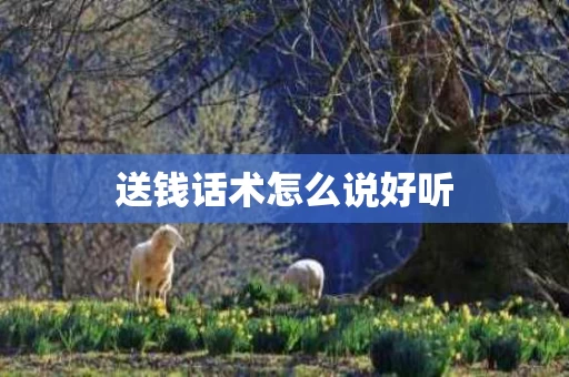 送钱话术怎么说好听