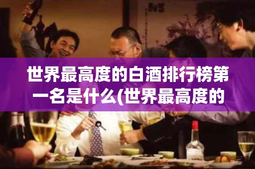 世界最高度的白酒排行榜第一名是什么(世界最高度的白酒排行榜第一名是什么品牌)