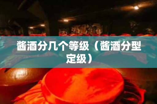 酱酒分几个等级（酱酒分型定级）