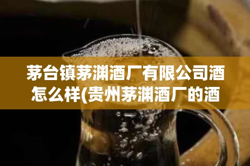 茅台镇茅渊酒厂有限公司酒怎么样(贵州茅渊酒厂的酒多少钱一瓶)
