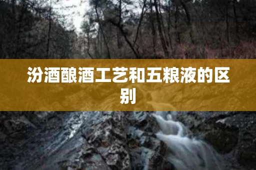 汾酒酿酒工艺和五粮液的区别