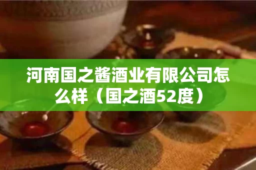 河南国之酱酒业有限公司怎么样（国之酒52度）