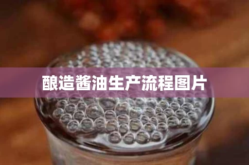 酿造酱油生产流程图片