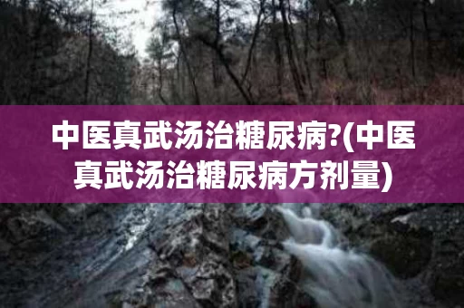 中医真武汤治糖尿病?(中医真武汤治糖尿病方剂量)