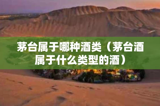 茅台属于哪种酒类（茅台酒属于什么类型的酒）